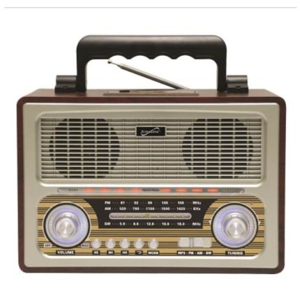 Supersonic Vintage Retro 3-Band Bluetooth Radio Speaker